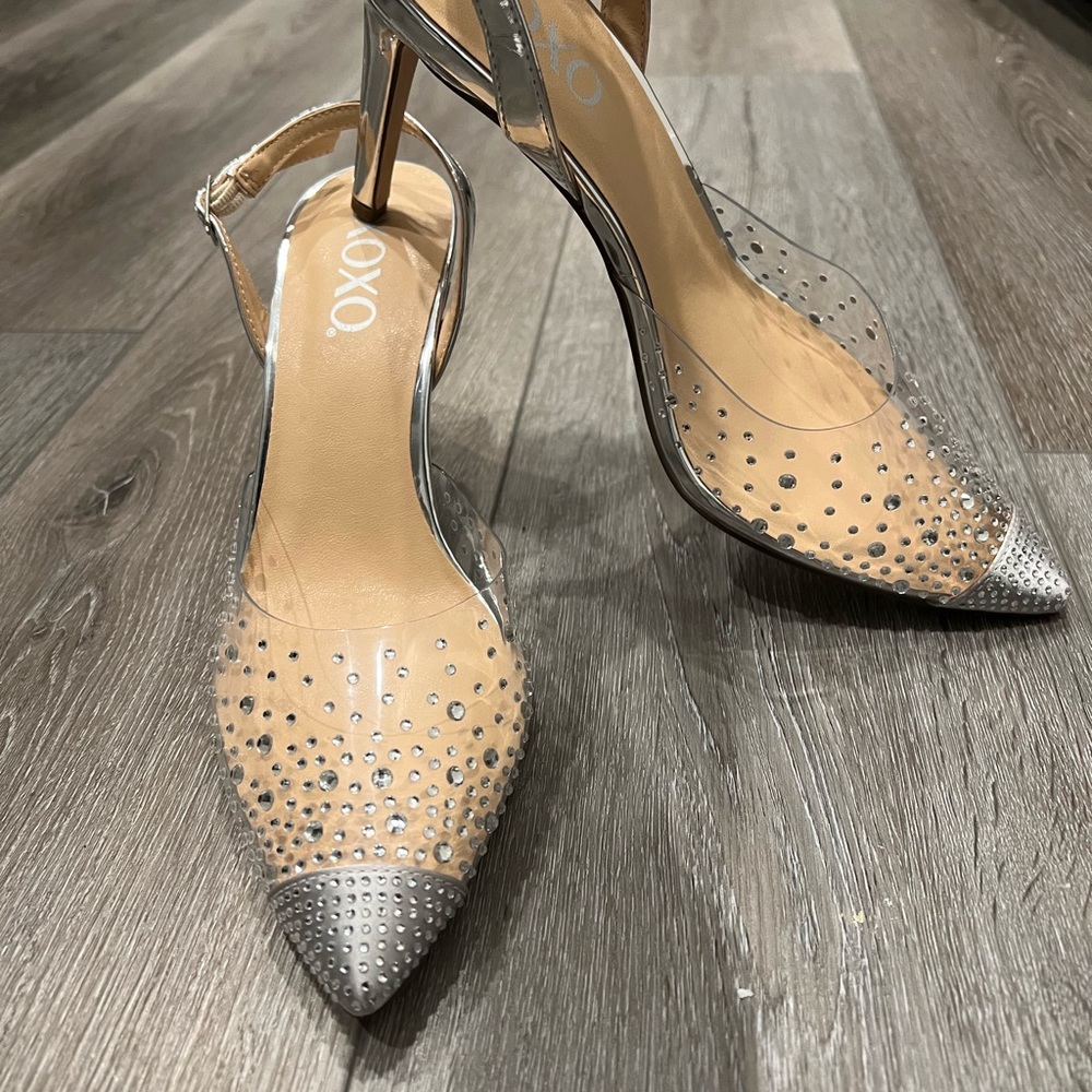 XOXO Rhinestone Slingbacks BNIB size 8.5 - Picture 6 of 8